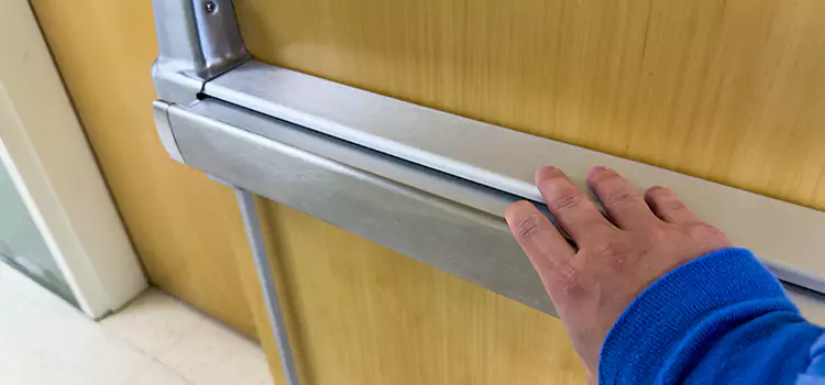 Installing a Push Bar on a Door Gladstone